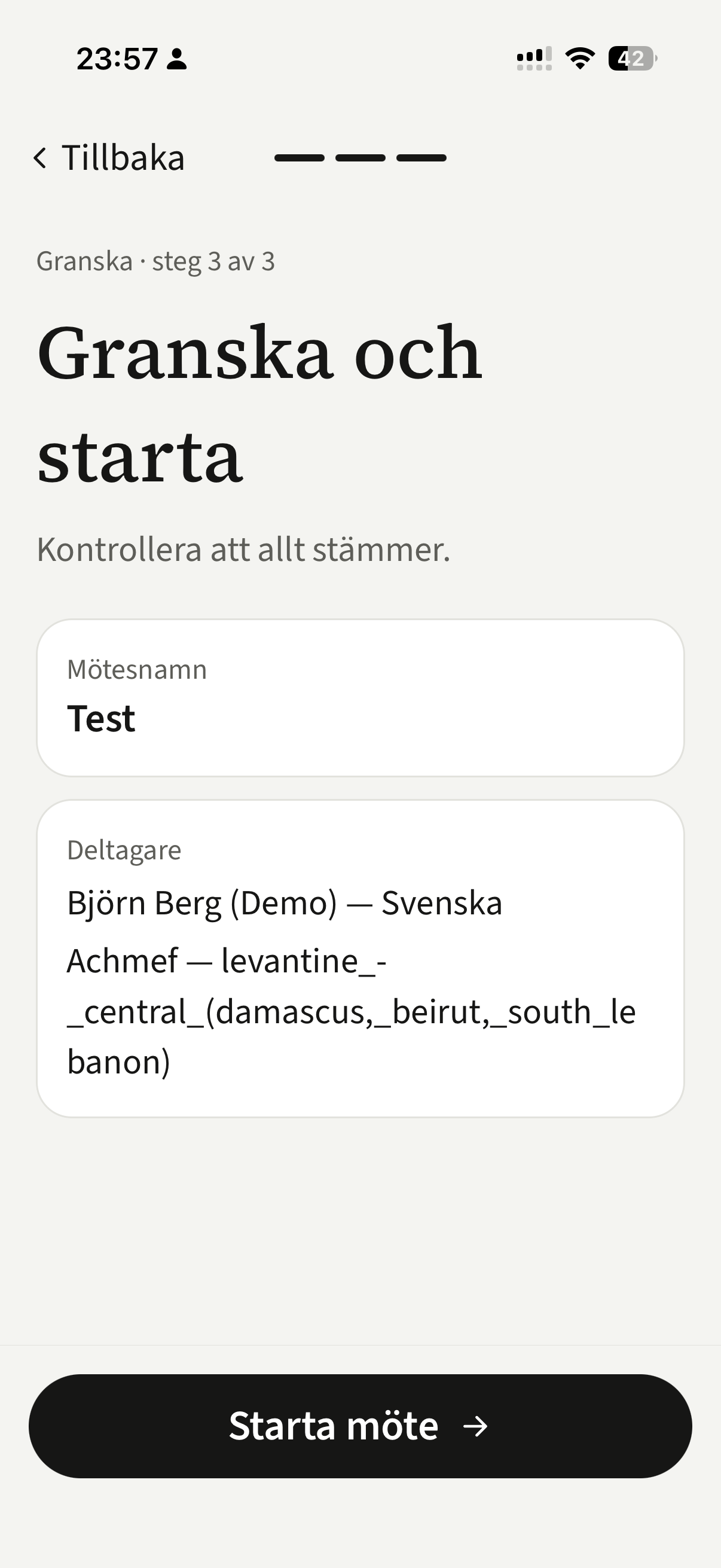 Journal steg 2